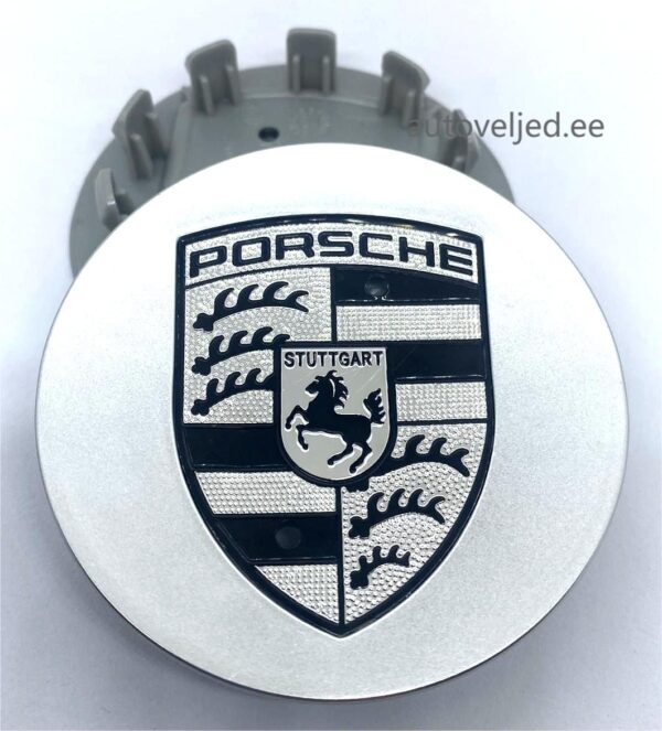Porsche Silver/Black 75mm