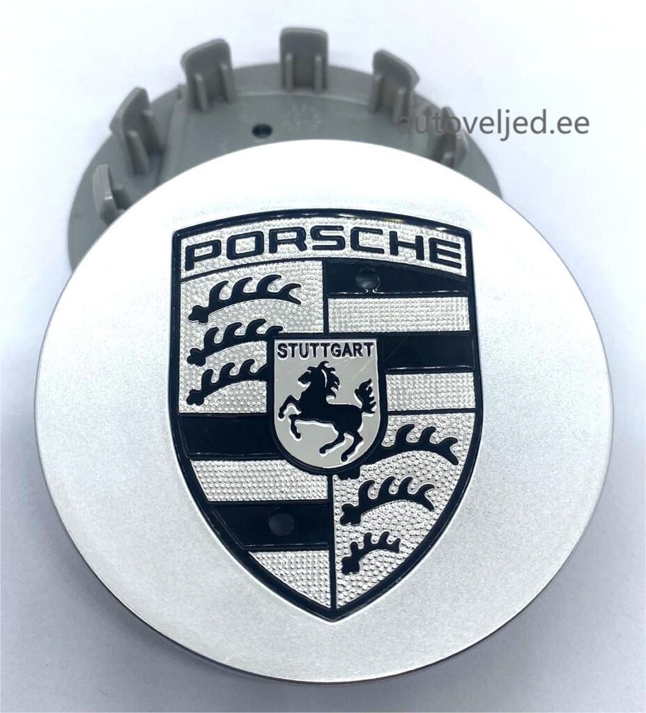 Porsche Silver/Black 75mm