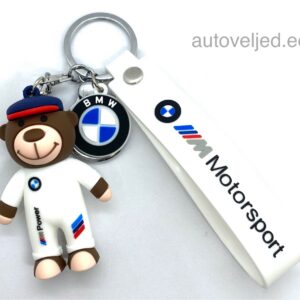 BMW Luxury Car Keychain White
