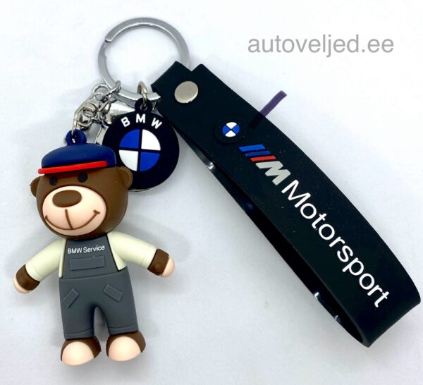 BMW Luxury Car Keychain Grey