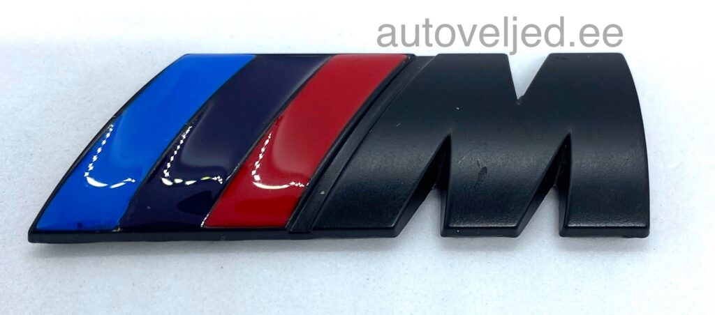 M Embleem Black 55x20mm