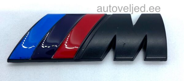 M Embleem Black 55x20mm