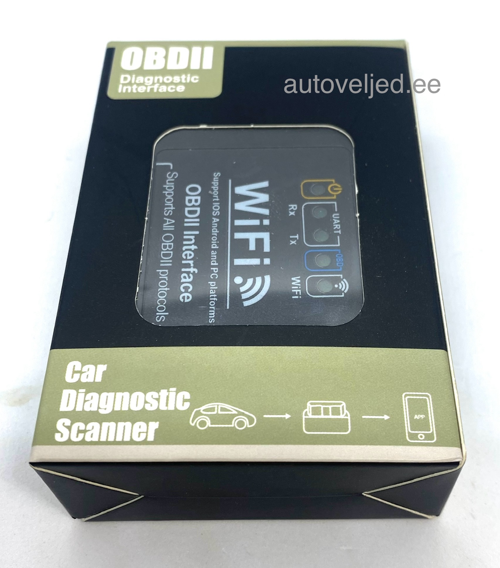 Car scanner ELM 327 V1.5, Wi-Fi, OBD2,for Android/IOS