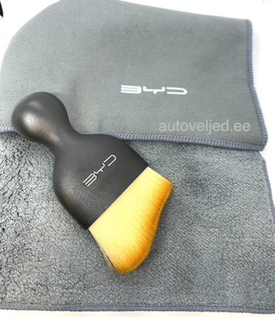 BYD Car Cleaning Soft Brush and microfiber cloth
